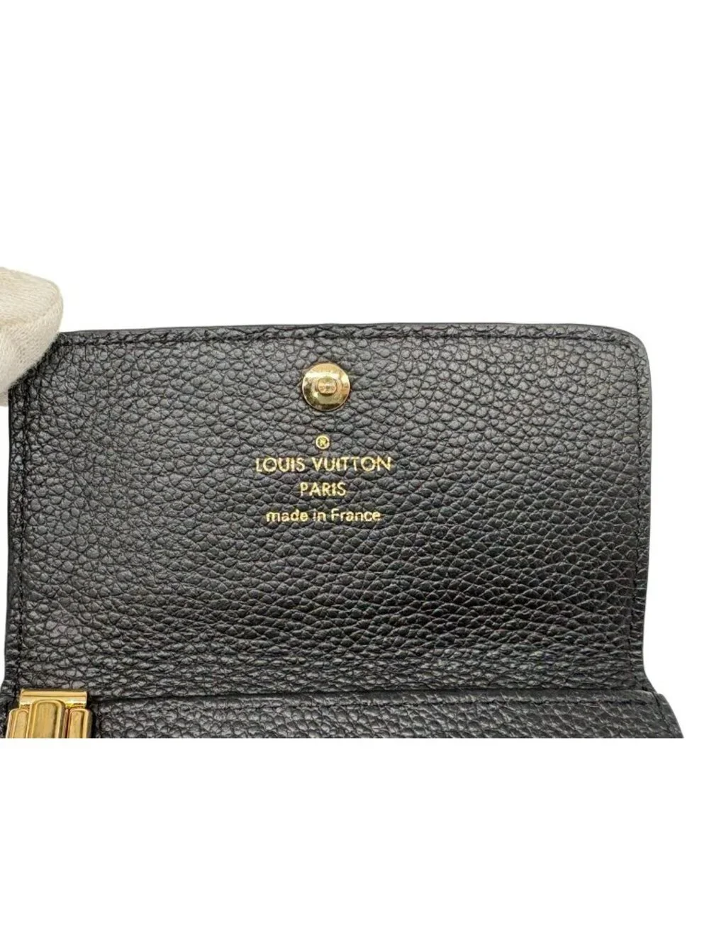Louis Vuitton 6 Key Case Empreinte Monogram Multicles 6 Noir Key Holder